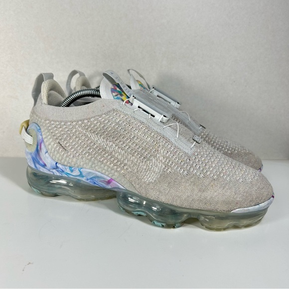 Nike Air VaporMax 2020 Flyknit Summit White Running Shoes CJ6741-100; Women’s 11 - Picture 4 of 16